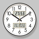 Horloge Murale Atomique Moderne – Affichage Analogique & Numérique avec Température - Vignette | La Belle Horloge