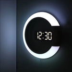 Horloge Murale "Aura Ring RGB" – Design Creux Futuriste & Miroir LED - Vignette | La Belle Horloge