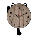 Horloge Murale Chat avec Queue Pendulaire – Acrylique Premium & Mouvement Silencieux - Vignette | La Belle Horloge