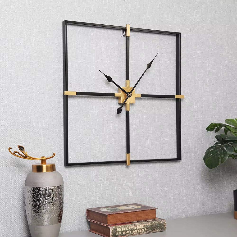 Restaurant Creative Clock Metal Iron Clock