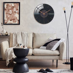 Horloge Murale Vinyle en Verre Trempé — Silencieuse, Style Rétro Musique - Vignette | La Belle Horloge