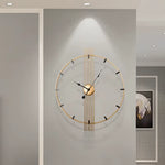 Horloge Murale Géante  – Fer Forgé "Light Luxury" & Quartz Silencieux - Vignette | La Belle Horloge