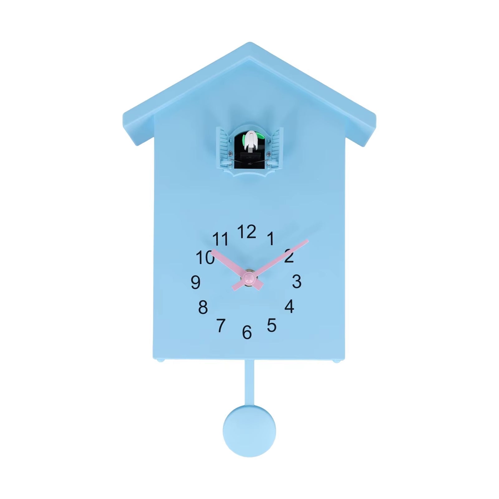 1Pc Clock Equipment Kitchens Living Room Modern Offices Room Supplies Art Battery Powered Bedrooms Bird House Cuckoo Clock