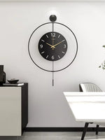 Horloge Murale Lumineuse "Celestial Glow" – Design Artistique LED & Style High-End - Vignette | La Belle Horloge