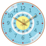 Horloge Murale Éducative Enfant – Apprendre l'Heure Silencieuse Chambre - Vignette | La Belle Horloge