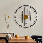 Horloge Murale "Sputnik" – Design Minimaliste en Fer & Ornement Scandinave - Vignette | La Belle Horloge