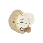 Horloge Murale Scandinave "Lune" en Bois – Design Minimaliste 28 cm - Vignette | La Belle Horloge
