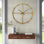 Horloge Murale "Azur Tea" – Design Méditerranéen & Art Créatif Minimaliste - Vignette | La Belle Horloge