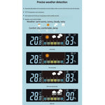 Horloge Murale "Mirrored Prism XL" – Écran LED Couleurs & Station Météo - Vignette | La Belle Horloge