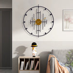 Horloge Murale "Sputnik" – Design Minimaliste en Fer & Ornement Scandinave - Vignette | La Belle Horloge