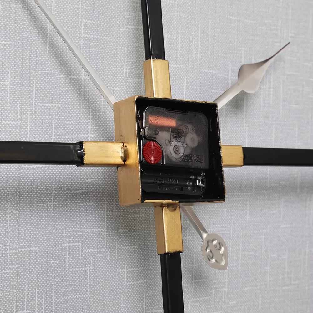 Restaurant Creative Clock Metal Iron Clock