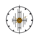 Horloge Murale "Sputnik" – Design Minimaliste en Fer & Ornement Scandinave - Vignette | La Belle Horloge