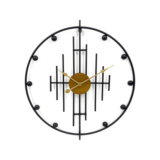 Modern Minimalist and Fashionable Living Room Clock, High-End Creative Iron Decoration Clock