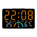 Horloge Digitale Murale Grand Format – Température, Hygrométrie et Calendrier - Vignette | La Belle Horloge