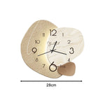 Horloge Murale Scandinave "Lune" en Bois – Design Minimaliste 28 cm - Vignette | La Belle Horloge