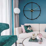 Horloge Murale "Azur Tea" – Design Méditerranéen & Art Créatif Minimaliste - Vignette | La Belle Horloge