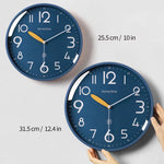 Horloge "Modern Round" – Design Nordique Monochrome & Silence Total - Vignette | La Belle Horloge