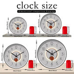 Horloge Murale "Grey Shadow" – Design Minimaliste & Silence Absolu - Vignette | La Belle Horloge