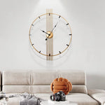 Horloge Murale Géante  – Fer Forgé "Light Luxury" & Quartz Silencieux - Vignette | La Belle Horloge