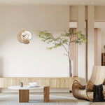 Horloge Murale "Moon & Rock" – Design Artistique & Quartz Silencieux - Vignette | La Belle Horloge