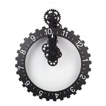 Horloge Murale "Steampunk XL" – Engrenages Rotatifs & Design Industriel - Vignette | La Belle Horloge
