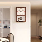 Horloge Murale "Opéra" – Luxe Rétro avec Balancier & Verre Organique - Vignette | La Belle Horloge