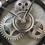 Horloge Murale Industrielle "Vintage Gear" – Bois Artisanal & Design Steampunk - Vignette | La Belle Horloge