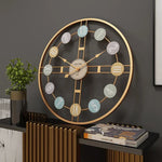 Horloge Murale Artistique en Métal Ajouré — Cadran Pastel 40 cm - Vignette | La Belle Horloge