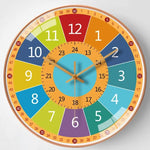 Horloge Murale Éducative Enfant – Apprendre l'Heure Silencieuse Chambre - Vignette | La Belle Horloge