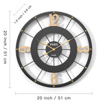 Horloge Murale "Modern Digital Mute" – Design Minimaliste & Silence Absolu - Vignette | La Belle Horloge