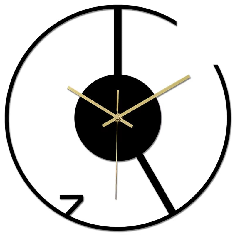 Stylishs Wall Clock Decorative Battery Operated Wall Clock for Contemporary Home Quiet Movement Stylishs Wall Clock