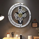 Horloge Murale "Industrial Gear Rotating" – Design Artistique & Engrenages Mobiles - Vignette | La Belle Horloge