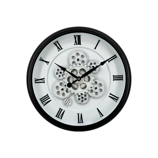 16 Inch Fashion Industrial Gear Wall Clock Decoration Retro Silent Mechanical Age Decor Home Decorative Room Art Style Gift 벽시계