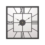 Horloge Murale Géométrique "Square Minimalist" – Fer Forgé & Design Industriel - Vignette | La Belle Horloge