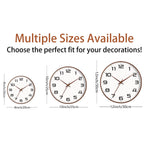 Horloge Murale Classique Silencieuse – Grands Chiffres - Vignette | La Belle Horloge