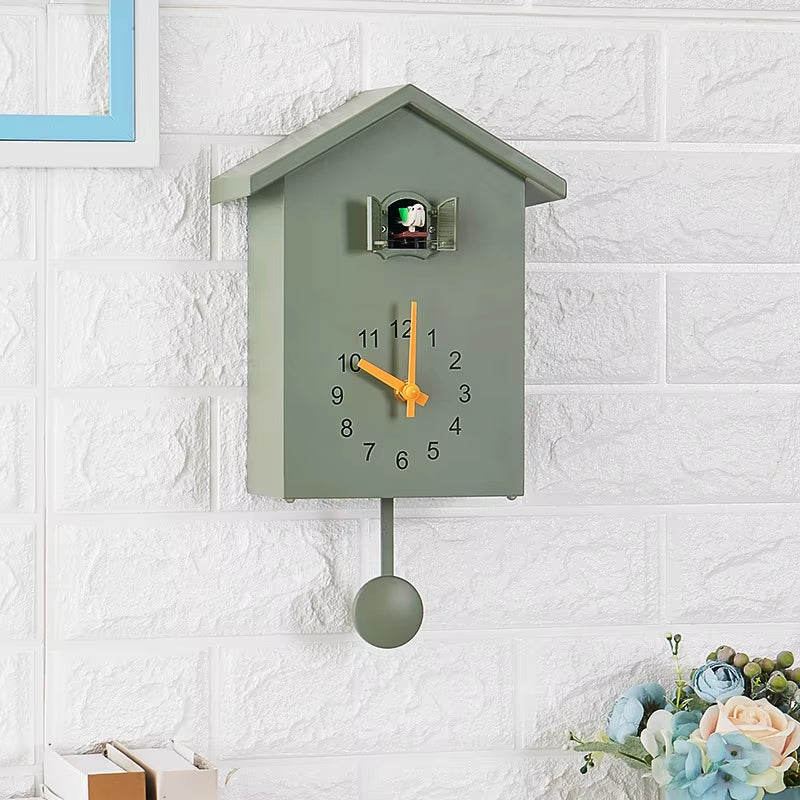 20X25Cm Cuckoo Quartz Wall Clock Modern Bird Home Living Room Hanging Watch Horologe Clocks Timer Office Home Decoration Gifts