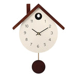 Horloge Coucou "Feuille d'Érable" – Bois d'Okoumé & Chant d'Oiseau Naturel - Vignette | La Belle Horloge