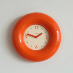 Horloge Murale Bulle Rouge Design Rétro – Déco Chambre Originale Silencieuse - Vignette | La Belle Horloge
