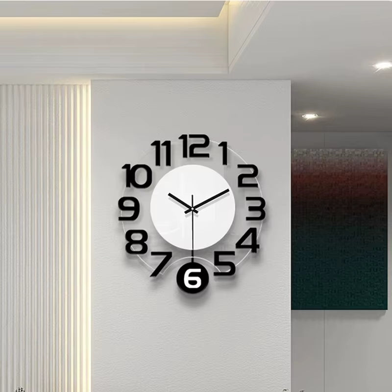 Modern Wall Clocks with Silent Pendulum Function Are Suitable for Living Rooms, Offices, Bedrooms, and Home Decor