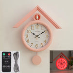 Horloge Coucou "Luminous Luxury" – Éclairage LED Réglable & Design - Vignette | La Belle Horloge