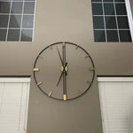Horloge Murale "Dynastie" – Design Luxe en Fer Forgé & Mouvement Silencieux - Vignette | La Belle Horloge