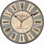 Horloge Murale "Nordic Lines" – Design Géométrique en MDF & Quartz Silencieux - Vignette | La Belle Horloge