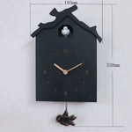 Horloge Coucou "Elegant House" en Bois – Carillon Programmable & Pendule en Aluminium - Vignette | La Belle Horloge