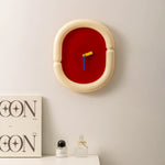 Horloge Murale Arty "Nua" – Design Ovale Acrylique & Style Scandinave - Vignette | La Belle Horloge