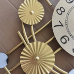 Horloge Murale Dorée Grande Taille – Design Art Déco Luxe Entrée Salon - Vignette | La Belle Horloge