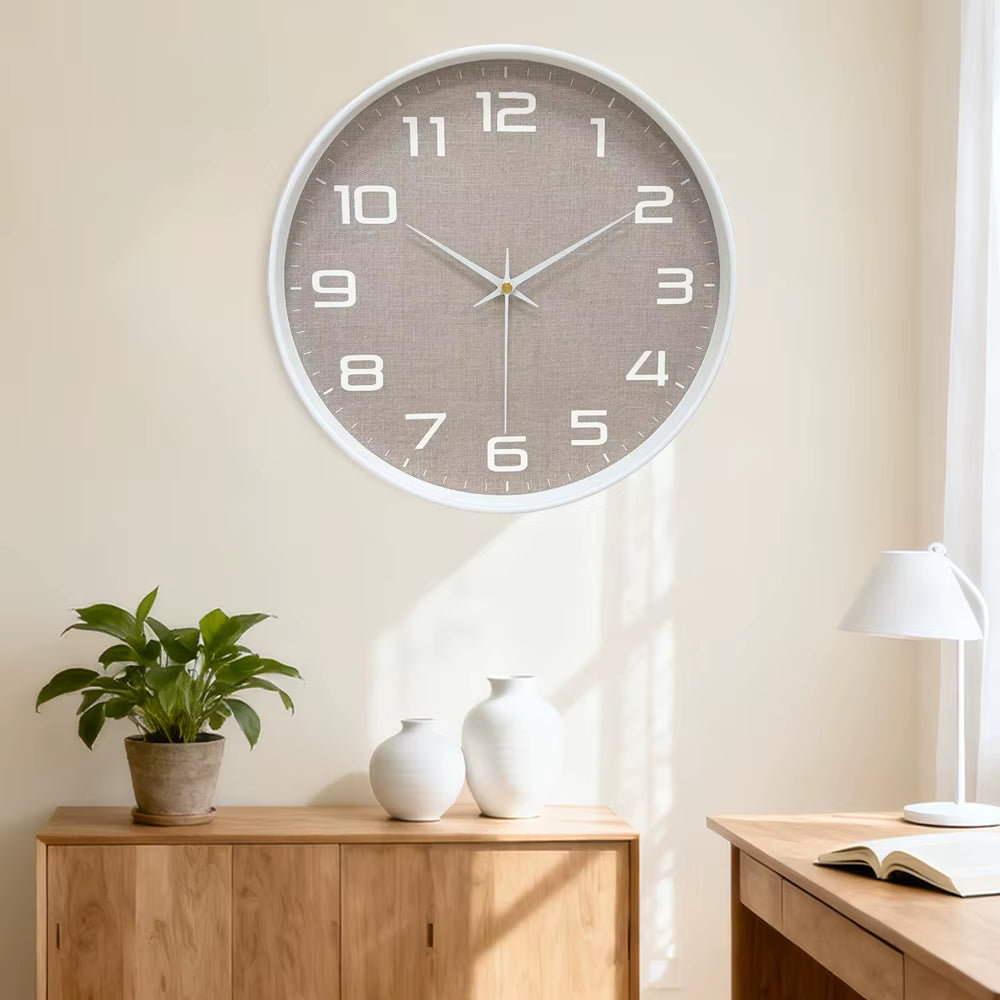 Classic Silent Wall Clock Large Clear Numerals Clock for Office Living Room Decor Elegant Vintage Wall Watch Festival Gift