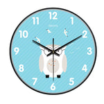 Horloge Murale Moderne Cartoon Edition – Cadre ABS & Verre Trempé - Vignette | La Belle Horloge