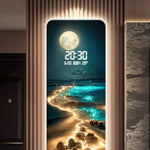 Horloge Murale Rectangulaire en Métal – Design Industriel Moderne - Vignette | La Belle Horloge