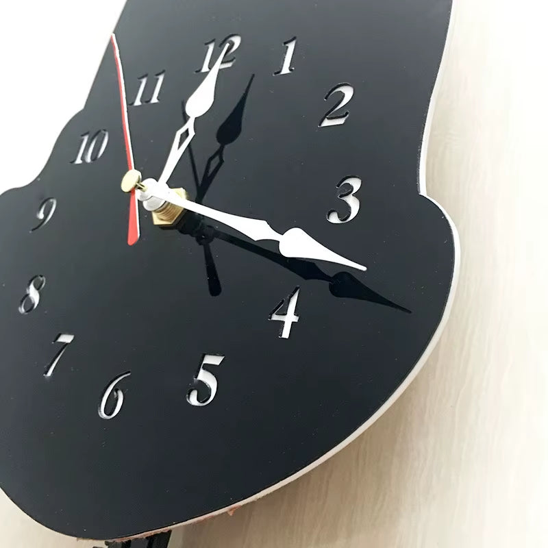 Personality New Diy Clock Living Room Acrylic Wag Tail Dog Home Creative Wall Clock