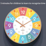 Horloge Pédagogique "24 Styles" – Apprendre l'Heure en Couleurs & Silence 20cm - Vignette | La Belle Horloge